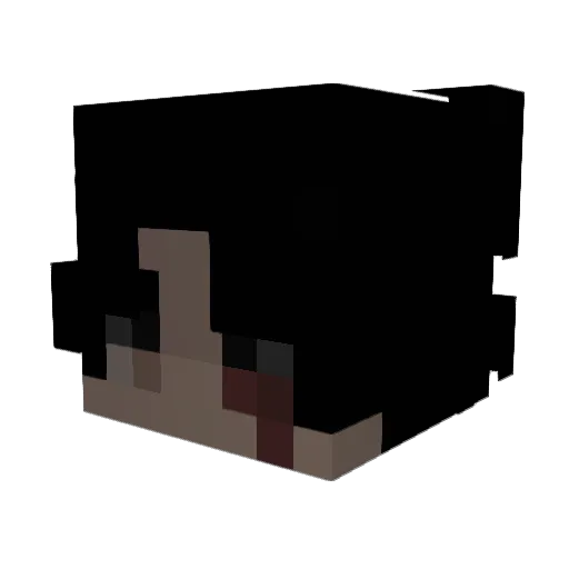 sexyhits Minecraft avatar head, 3D render