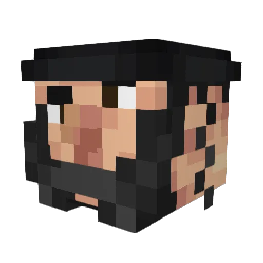 seyD__ Minecraft avatar head, 3D render