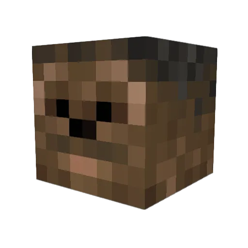 seya1 Minecraft avatar head, 3D render