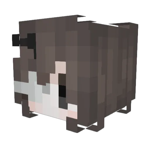seyathe Minecraft avatar head, 3D render