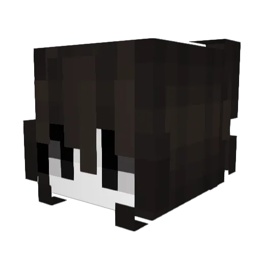 seyhae Minecraft avatar head, 3D render
