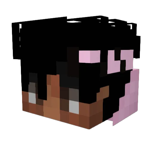seyucolaaa Minecraft avatar head, 3D render