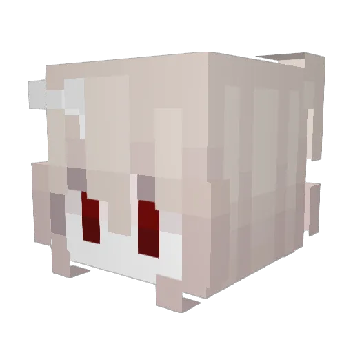 seyyp Minecraft avatar head, 3D render