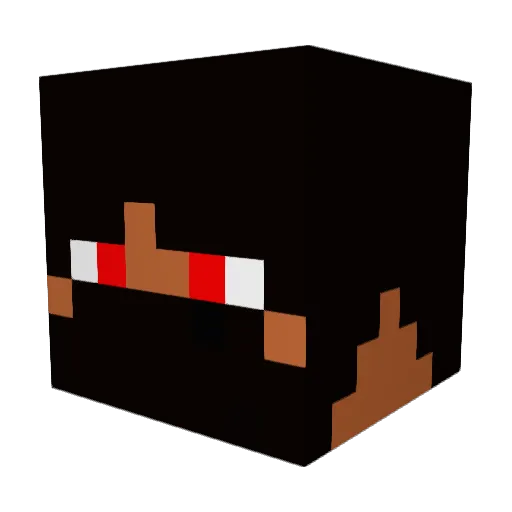 sez1sh Minecraft avatar head, 3D render