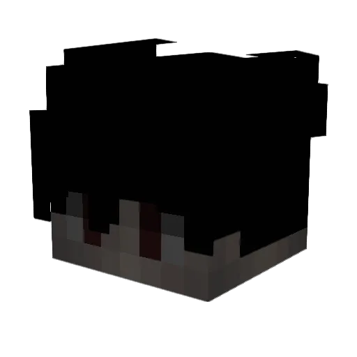 sezhuu Minecraft avatar head, 3D render
