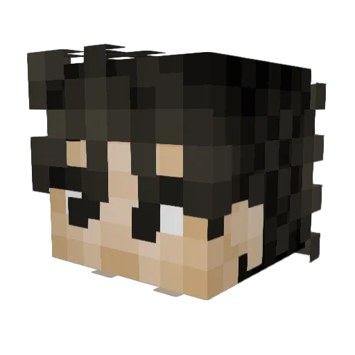 sezonac Minecraft avatar head, 3D render