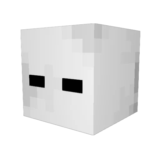 sfinxXx Minecraft avatar head, 3D render