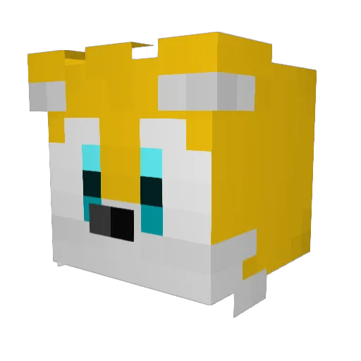 sfksgg Minecraft avatar head, 3D render