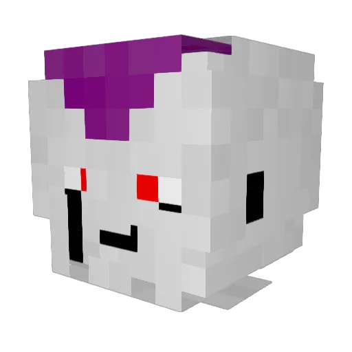 sfoda Minecraft avatar head, 3D render