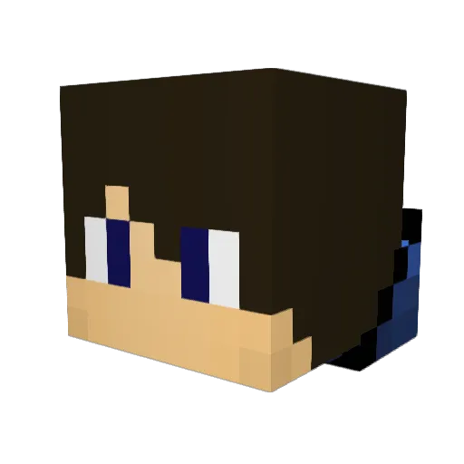sfs2001 Minecraft avatar head, 3D render