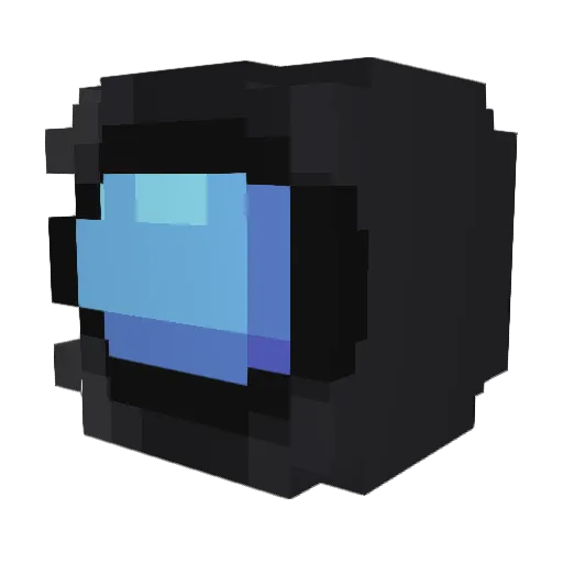 sfwqn1 Minecraft avatar head, 3D render