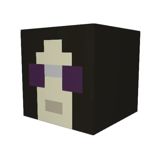 sg_ozzy Minecraft avatar head, 3D render