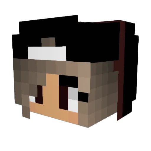 sgansle Minecraft avatar head, 3D render