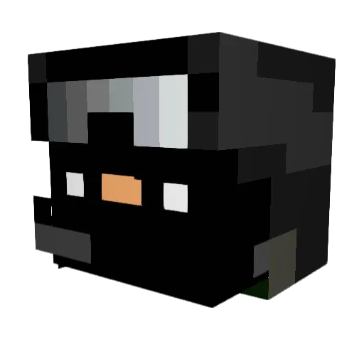 sgar472 Minecraft avatar head, 3D render