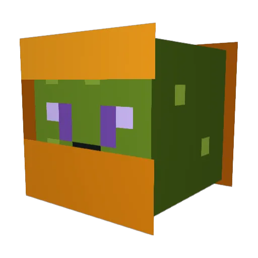 sgatthewolf Minecraft avatar head, 3D render
