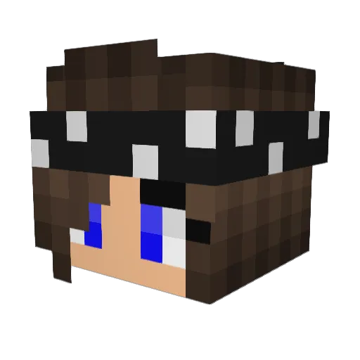 sge129 Minecraft avatar head, 3D render