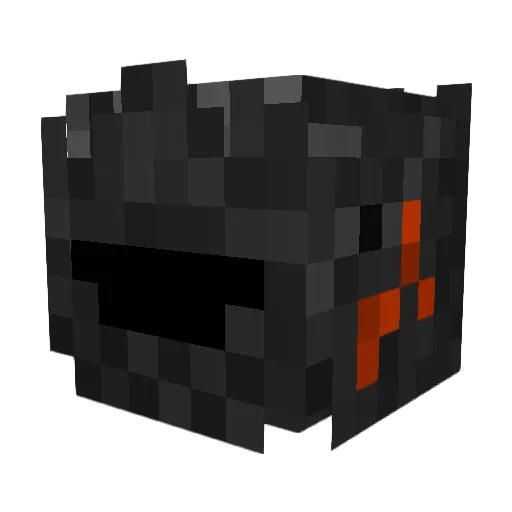 sgentle Minecraft avatar head, 3D render