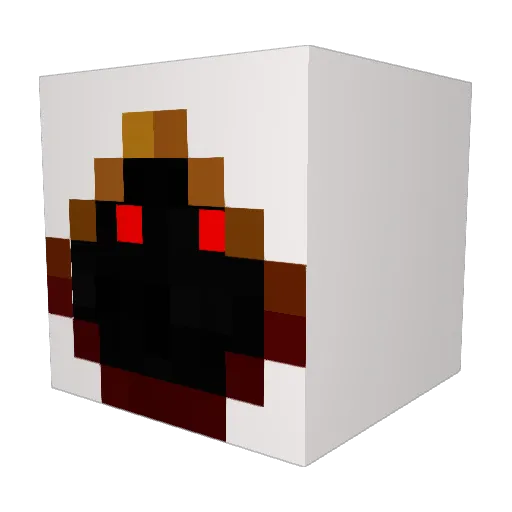 sghlll Minecraft avatar head, 3D render