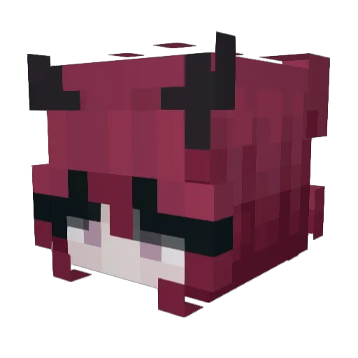 sgiag Minecraft avatar head, 3D render