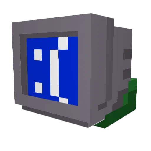 sgm18 Minecraft avatar head, 3D render
