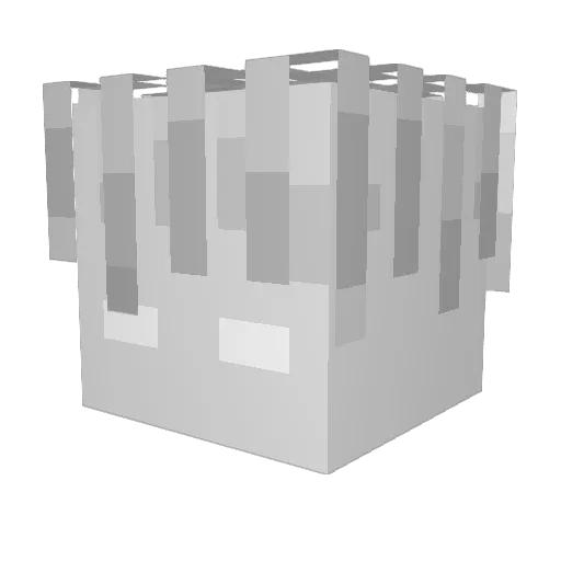 sgmuchi Minecraft avatar head, 3D render