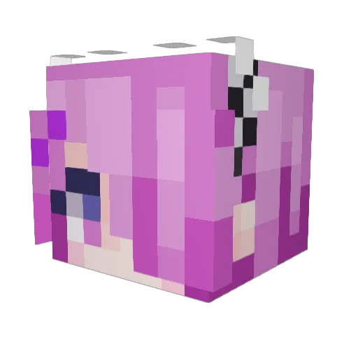 sgntbilliam Minecraft avatar head, 3D render