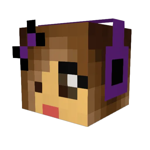 sgrbr74 Minecraft avatar head, 3D render