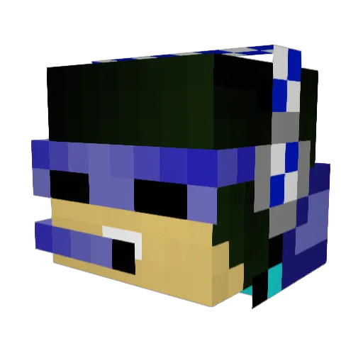 sgreskamp Minecraft avatar head, 3D render