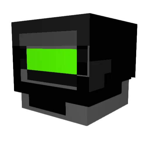 sgtathiest Minecraft avatar head, 3D render