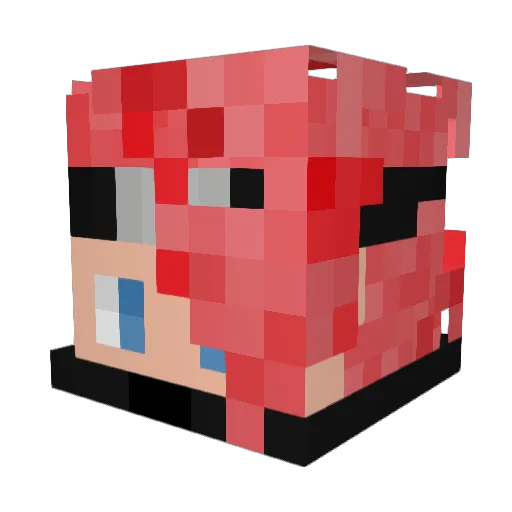 sgtbackwoods Minecraft avatar head, 3D render