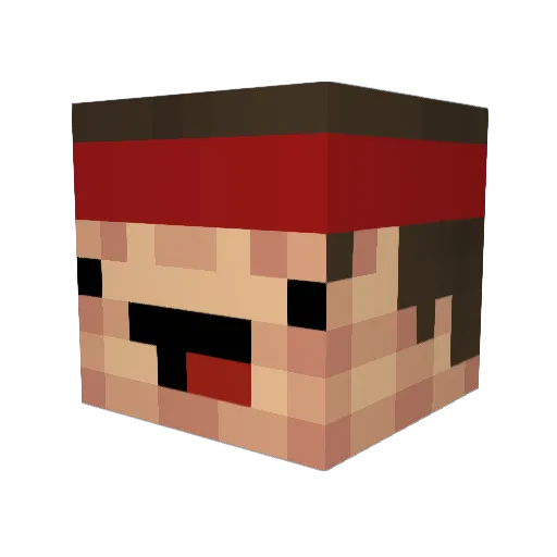 sgtkiller Minecraft avatar head, 3D render