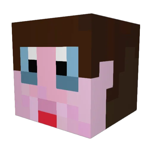 sgtmurder Minecraft avatar head, 3D render