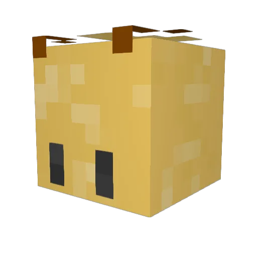 sgtpip Minecraft avatar head, 3D render