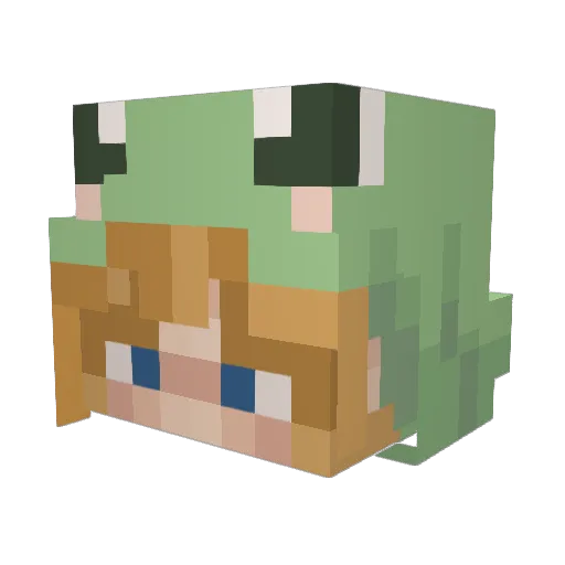 sgueegie Minecraft avatar head, 3D render