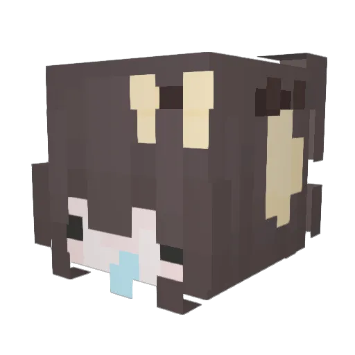 sgxa Minecraft avatar head, 3D render