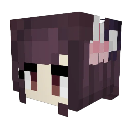 sgzi Minecraft avatar head, 3D render