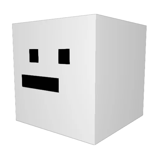 sh1123 Minecraft avatar head, 3D render