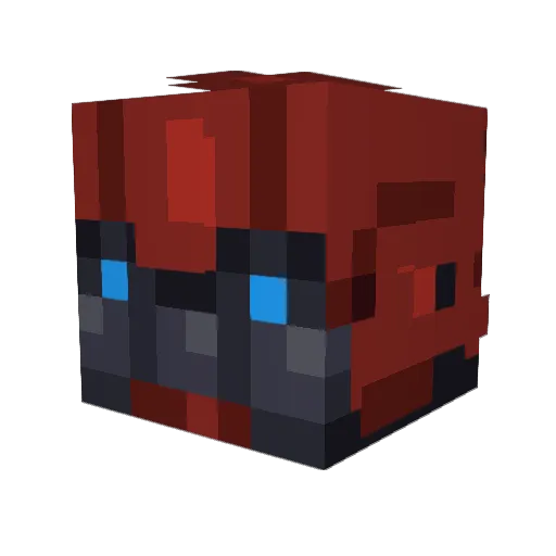 sh3zb0t Minecraft avatar head, 3D render