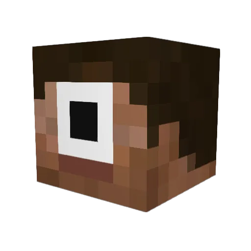 sh4d0w58 Minecraft avatar head, 3D render