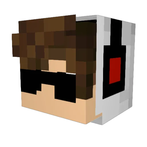 sh4down10 Minecraft avatar head, 3D render