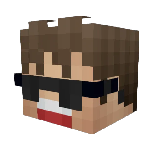 sh4dowzjd Minecraft avatar head, 3D render