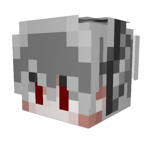 sh4mqn_ Minecraft avatar head, 3D render
