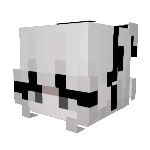 shFirevuv Minecraft avatar head, 3D render
