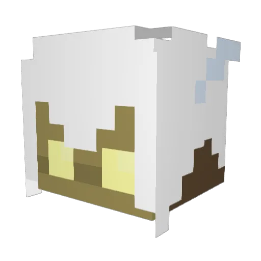shI0duke Minecraft avatar head, 3D render