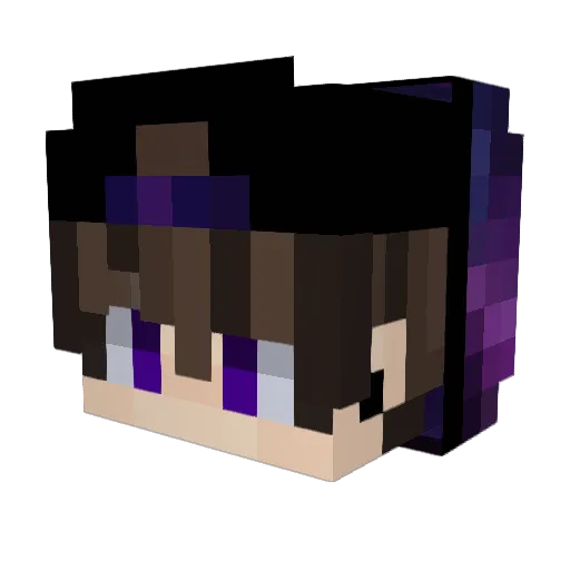 shIront0u Minecraft avatar head, 3D render