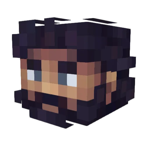 shVoid131 Minecraft avatar head, 3D render