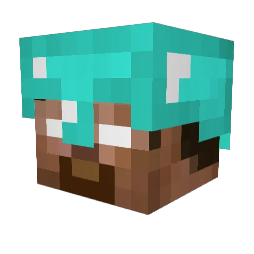 sh_arpness Minecraft avatar head, 3D render