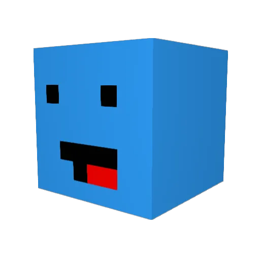 sha_shayu Minecraft avatar head, 3D render