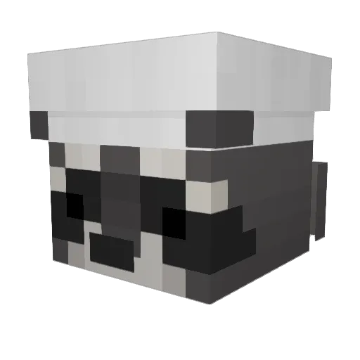 shaarkfinn Minecraft avatar head, 3D render