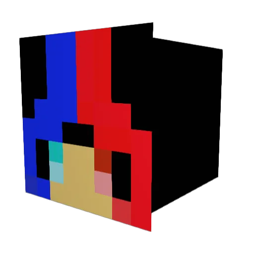 shabba1234 Minecraft avatar head, 3D render